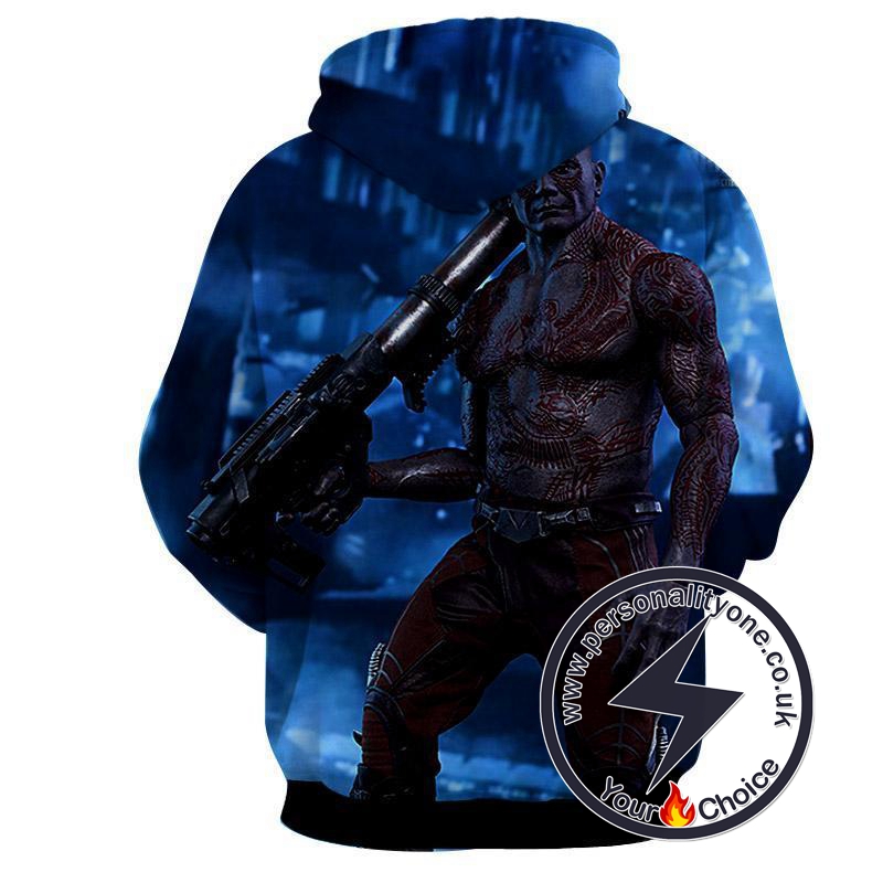 Drax the Destroyer 3D-Guardian Of Galaxy Hoodies